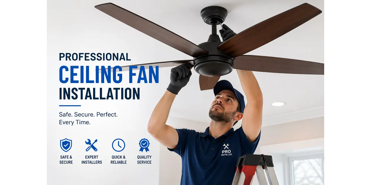 Professional Ceiling Fan Installation